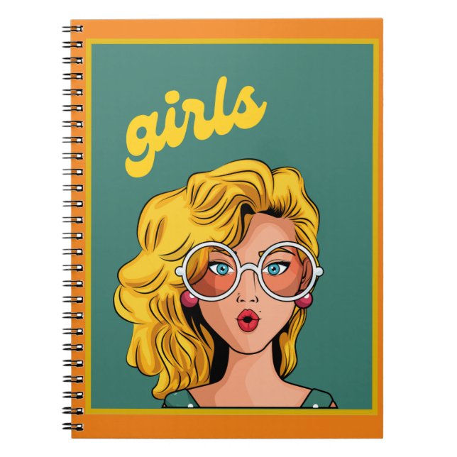 Caderno Espiral Bela Notebook Trending. (Frente)