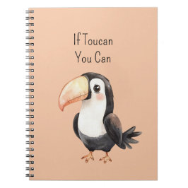 Caderno Espiral Beleza De Ave Tucano Animal