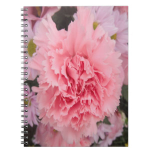 Caderno Espiral Beleza do cravo rosa para notebook