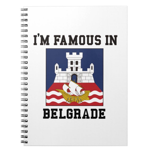 Caderno Espiral Belgrado, Serbia (Frente)