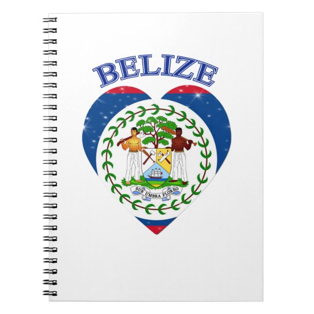 Caderno Espiral Belize Heart (Frente)