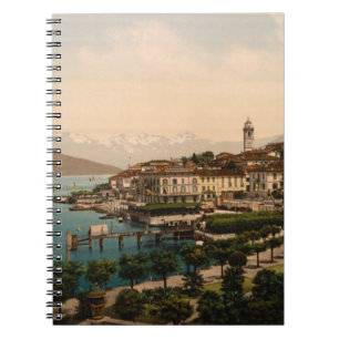 Caderno Espiral Bellagio II, lago Como, Lombardy, Italia