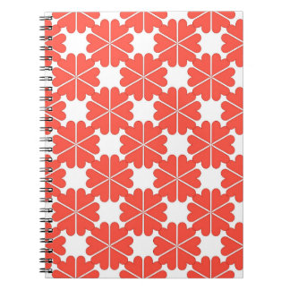 Caderno Espiral Belo cartão de boas-vindas com fluxo colorido