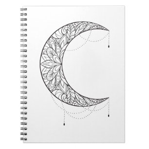 Caderno Espiral Belo Design de Mandala