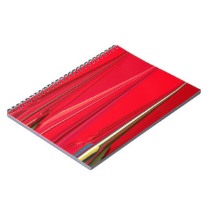 Caderno Espiral Belo Design vermelho