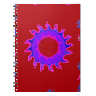 Caderno Espiral Belo e espantoso Design de Motif Mendi Art