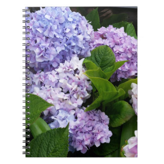 Caderno Espiral Belo Hydrangeas - Notebook Fotográfico Espiral