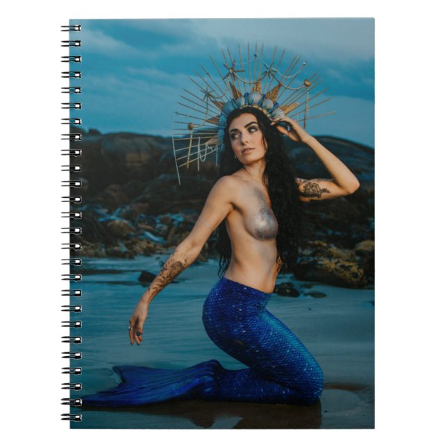 Caderno Espiral belo livro de notas espiral da sereia | Livro de n (Frente)