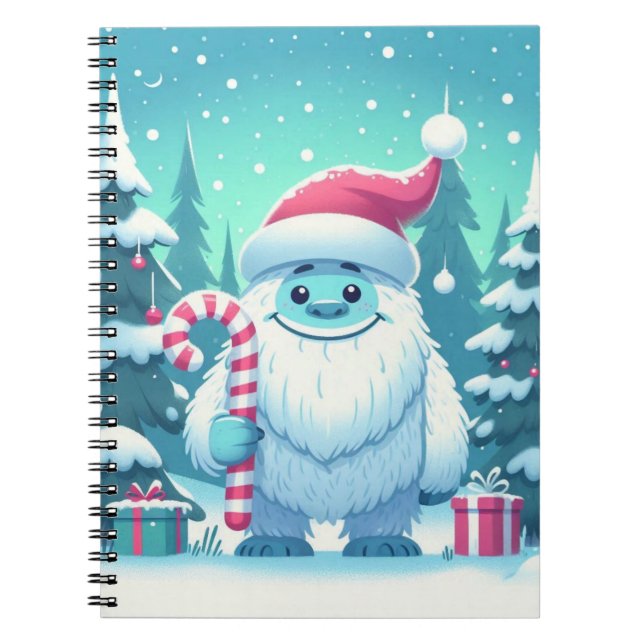 Caderno Espiral Belo Natal/Ano de inverno (Frente)