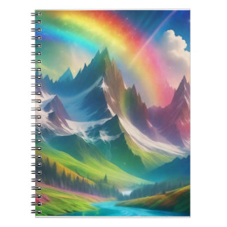 Caderno Espiral Belo Rainbow Fantasy Realm