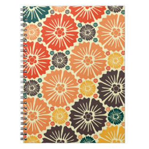 Caderno Espiral Belo retro-art nouveau