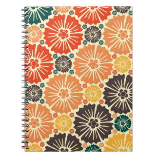 Caderno Espiral Belo retro-art nouveau