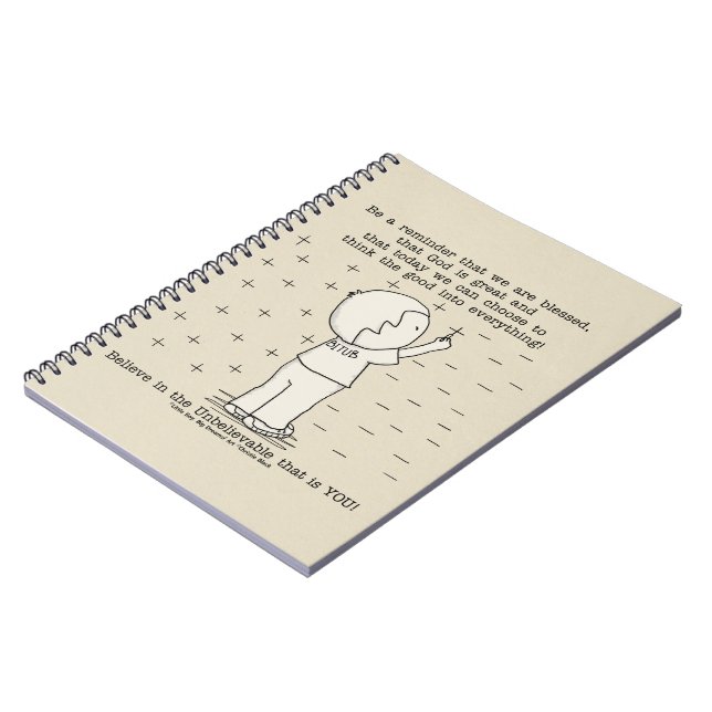 Caderno Espiral Bem abençoado (Left Side)