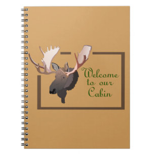 Caderno Espiral Bem-vindo à nossa cabine