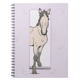 Caderno Espiral Bem-vindo Amante de Cavalos Equestre Caprichoso
