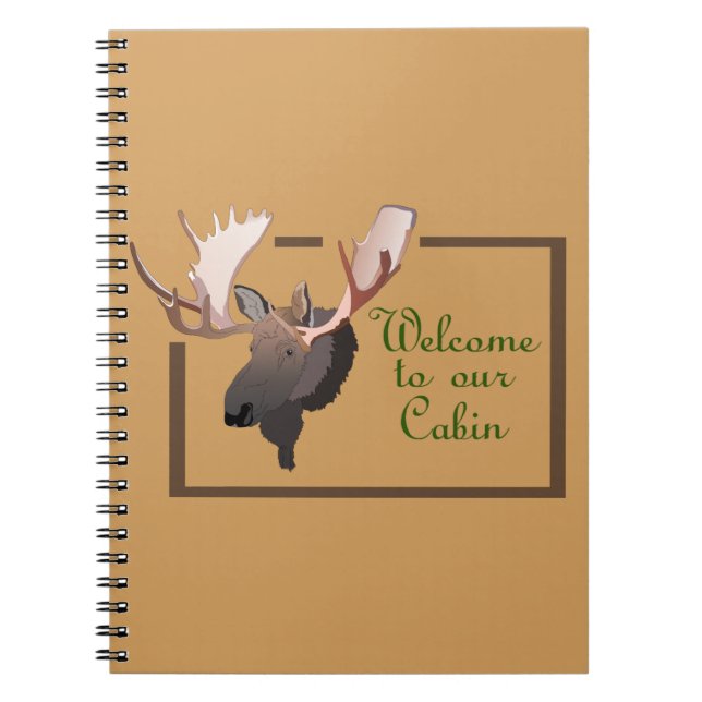 Caderno Espiral Bem-vindo ao nosso Cabine (Frente)