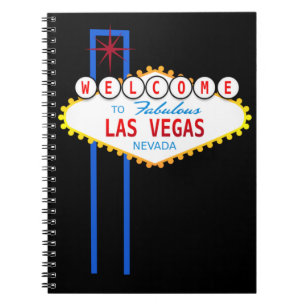Caderno Espiral Bem-vindo ao Sinal de Las Vegas