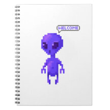 Bem-vindo Gamer Alien Pixel
