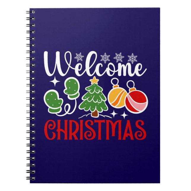 Caderno Espiral Bem-vindo Natal (Frente)