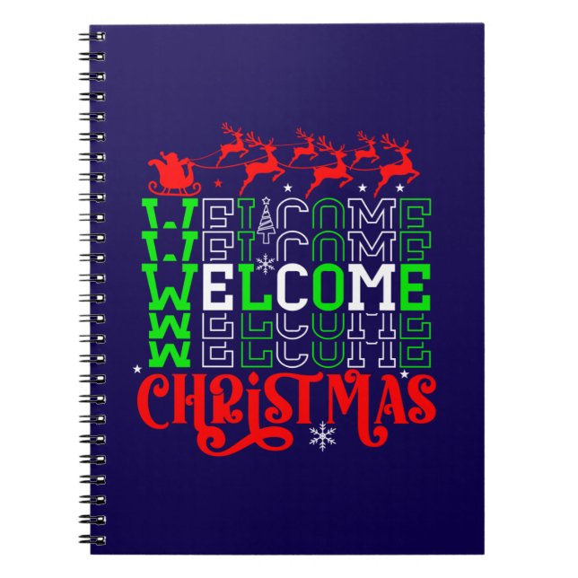 Caderno Espiral Bem-vindo Natal-84767 (Frente)