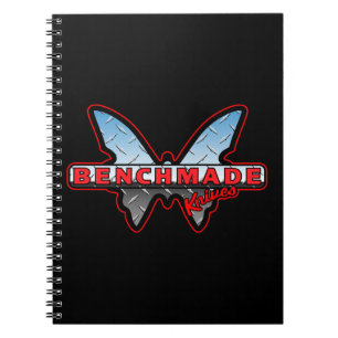 Caderno Espiral Benchmade Knives 80's Borboleta-Cromo T-Sh
