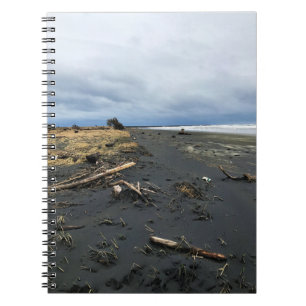 Caderno Espiral Benson Beach, Cape Desapontamento, Washington