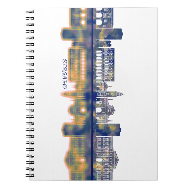 Caderno Espiral Bergamo Skyline (Frente)