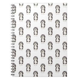 Caderno Espiral Bernedoodle
