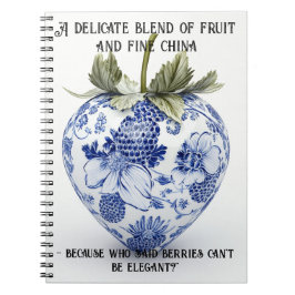Caderno Espiral Berries Elegante