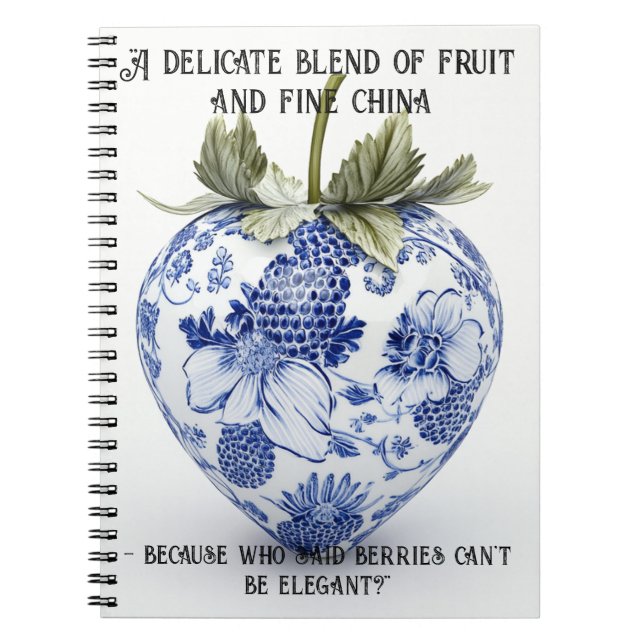 Caderno Espiral Berries Elegante (Frente)
