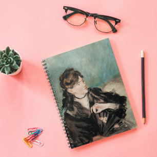 Caderno Espiral Berthe Morisot com ventilador Édouard Manet