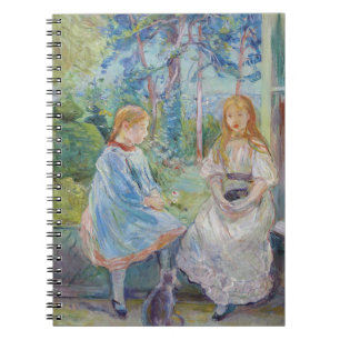 Caderno Espiral Berthe Morisot - Jovens Meninas à Janela