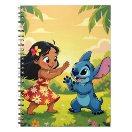 Caderno Espiral Beste Freunde fürs Leben – Lilo & Stitch