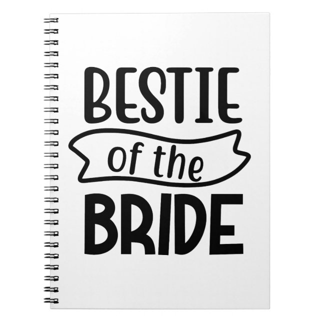 Caderno Espiral Bestie Da Noiva (Frente)