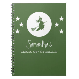 Caderno Espiral Bewitching Halloween Notebook, Green