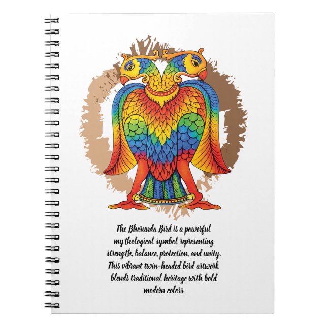 Caderno Espiral bherunda bird (Frente)