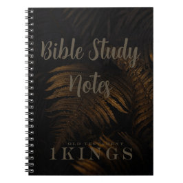 Caderno Espiral Bible Study-1 Kings