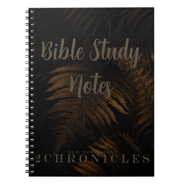 Caderno Espiral Bible Study-2 Chronicles (Frente)
