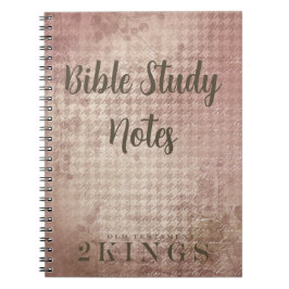 Caderno Espiral Bible Study-2 Kings