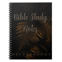 Caderno Espiral Bible Study-Deuteronomy