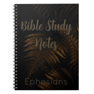 Caderno Espiral Bible Study-Ephesians