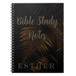Caderno Espiral Bible Study-Esther