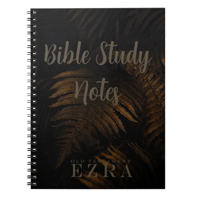 Caderno Espiral Bible Study-Ezra (Frente)