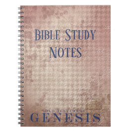 Caderno Espiral Bible Study-Geneseis