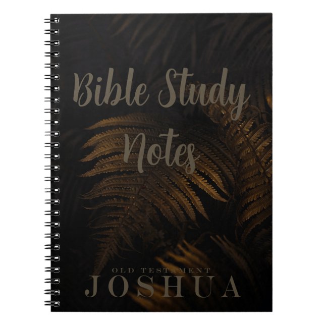 Caderno Espiral Bible Study-Joshua (Frente)