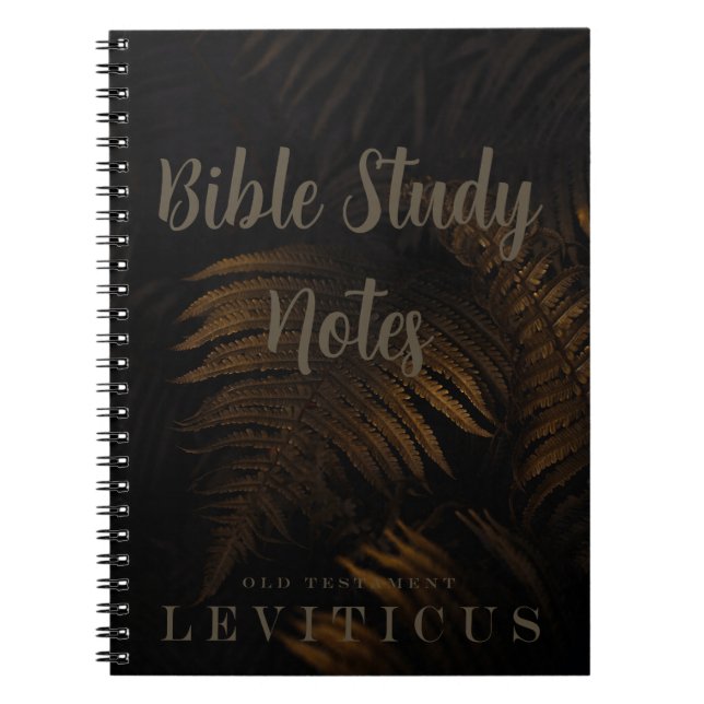 Caderno Espiral Bible Study-Leviticus (Frente)