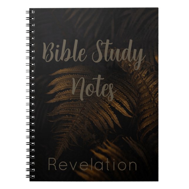 Caderno Espiral Bible Study-Revelation (Frente)
