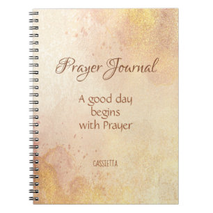 Caderno Espiral Bíblia de oração personalizada de lâminas e Do