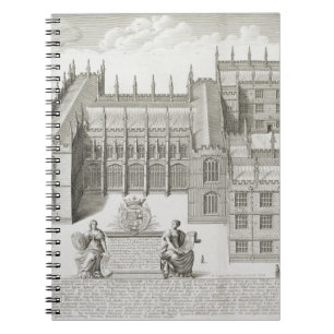Caderno Espiral Biblioteca de Bodleian, Oxford, 'de Oxonia