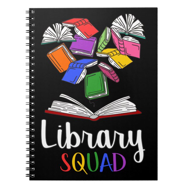 Caderno Espiral Biblioteca - Esquadrão I (Frente)